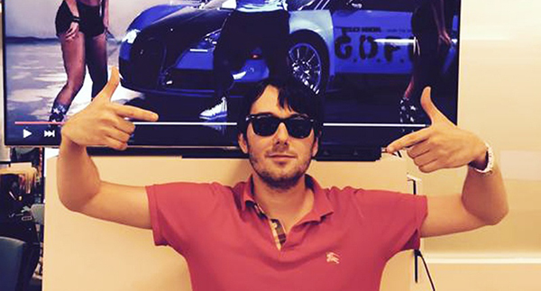 Martin Shkreli trying to look cool