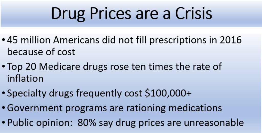 drug price are a crisis